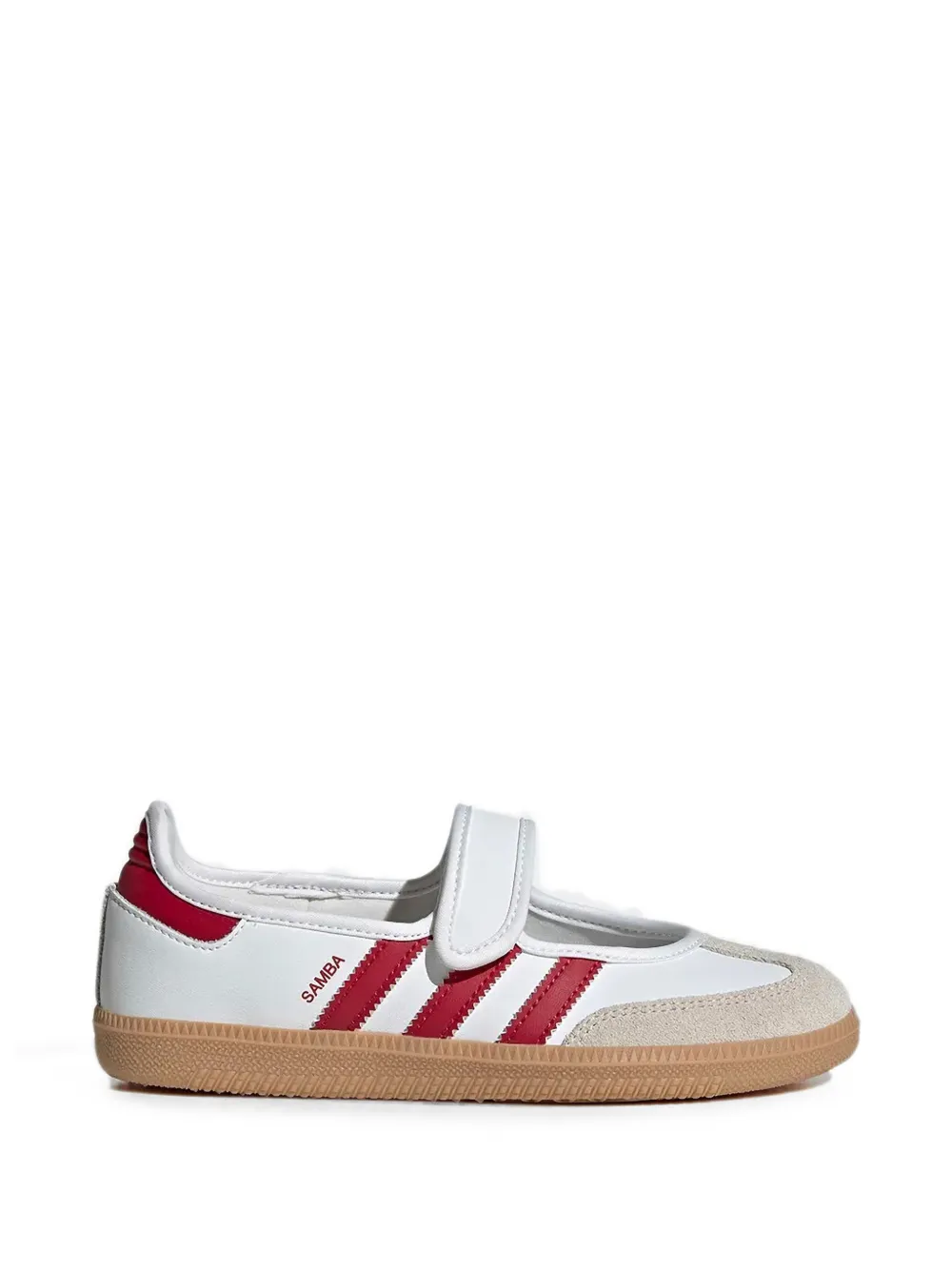 Adidas Kids Samba Jane touch-strap sneakers Wit