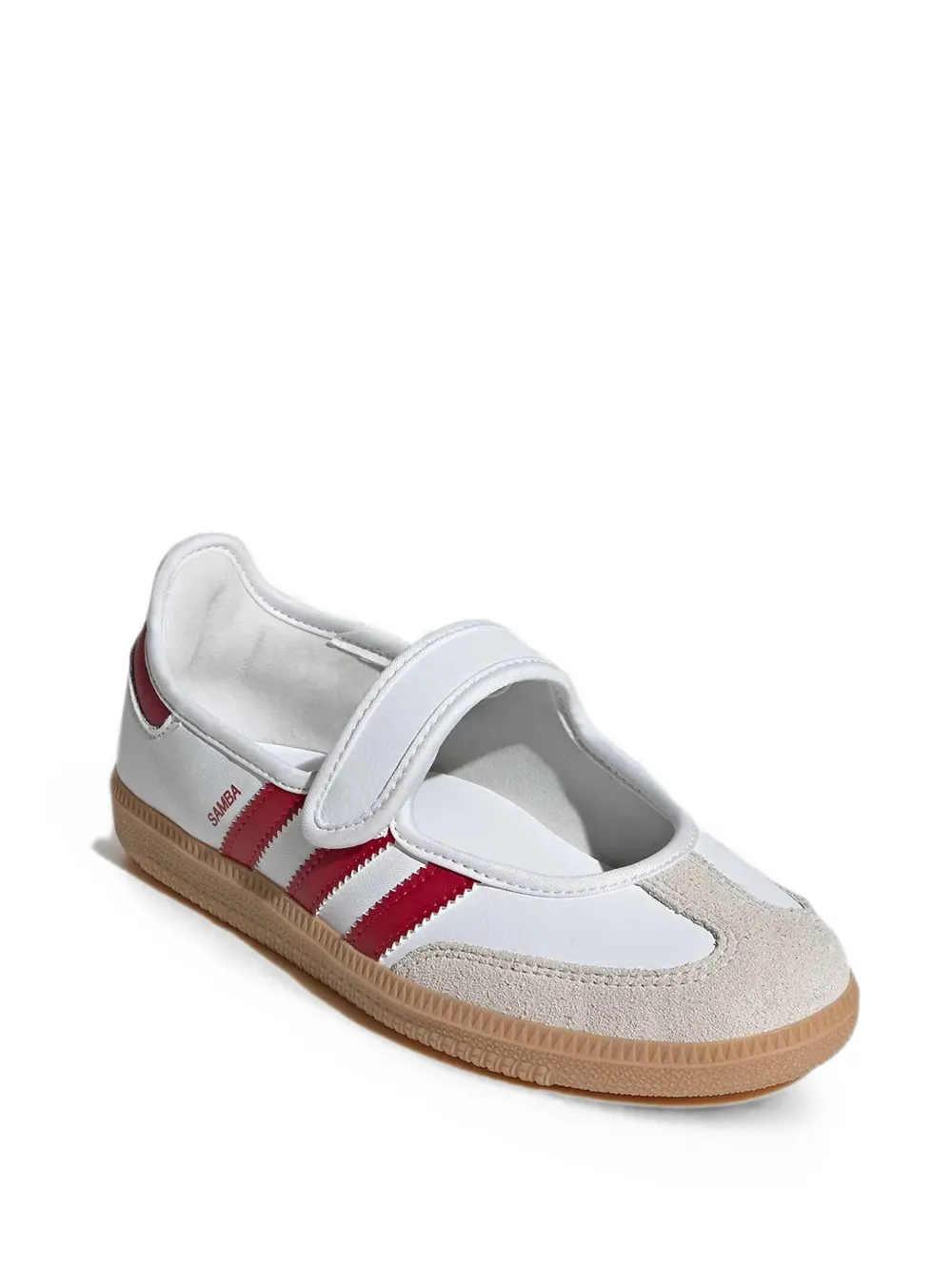 adidas Kids Samba Jane touch-strap sneakers Wit