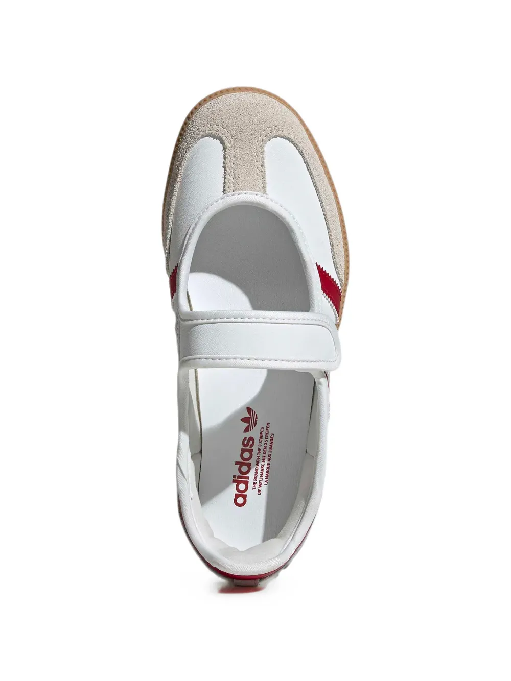 adidas Kids Samba Jane touch-strap sneakers Wit