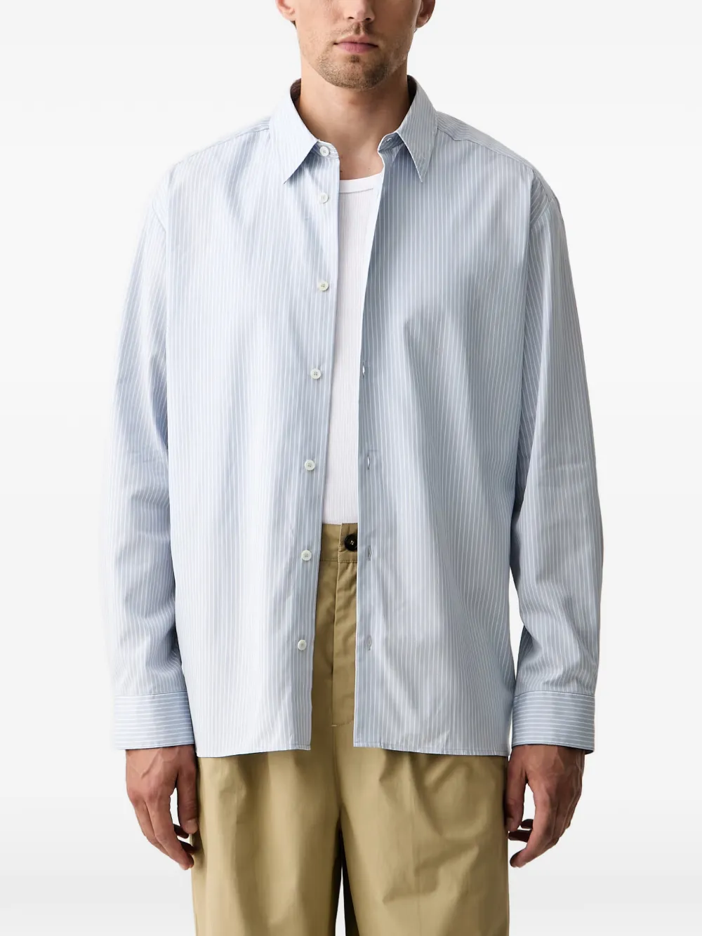 A.P.C. striped shirt - Blue