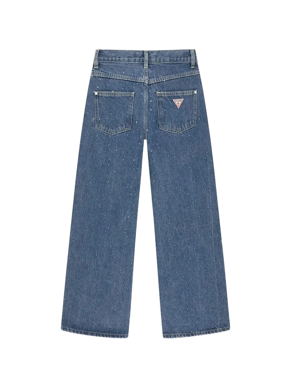 guess kids Jeans verfraaid met kristallen Blauw
