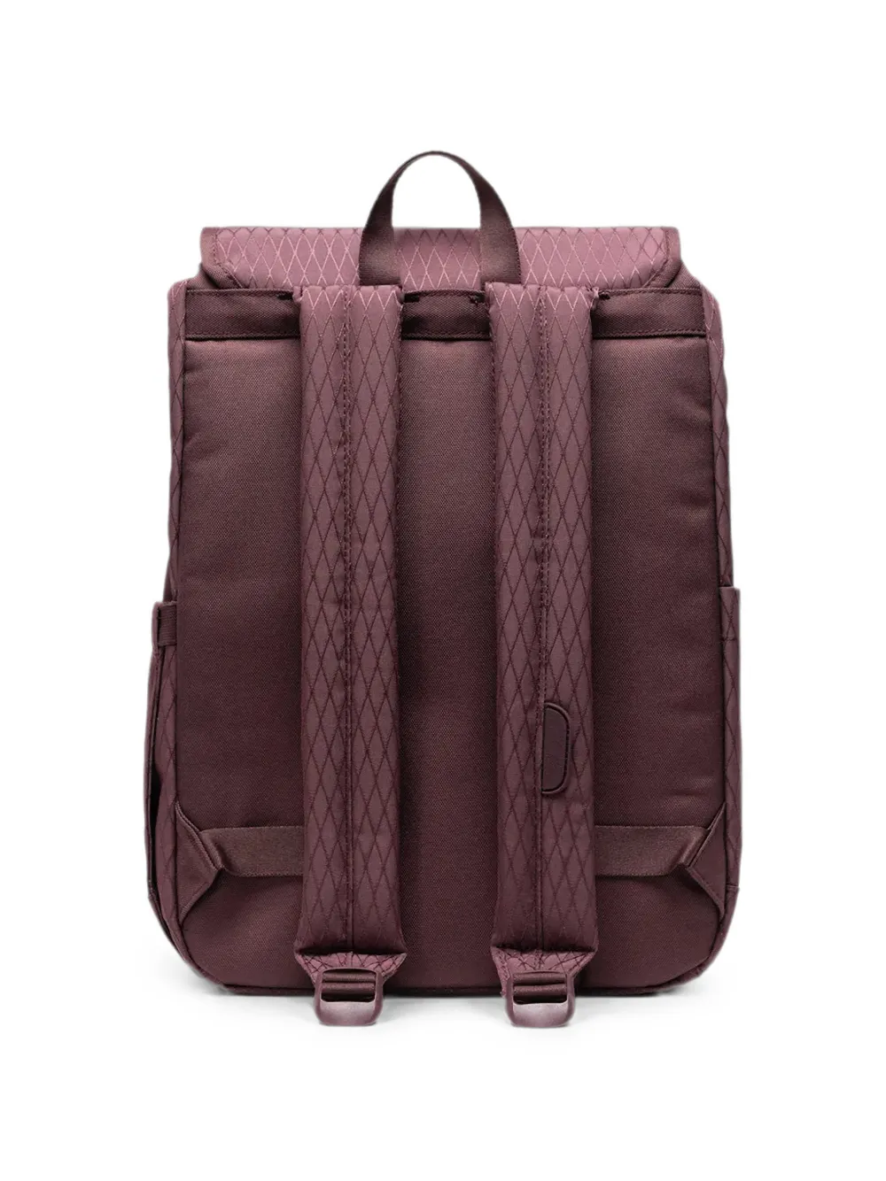 Herschel Supply Co. Kleine Retreat gewatteerde rugzak van 17 L met ruit-patroon Rood