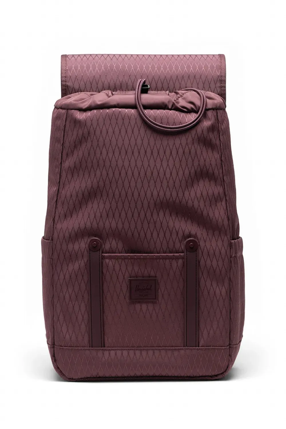 Herschel Supply Co. Kleine Retreat gewatteerde rugzak van 17 L met ruit-patroon Rood