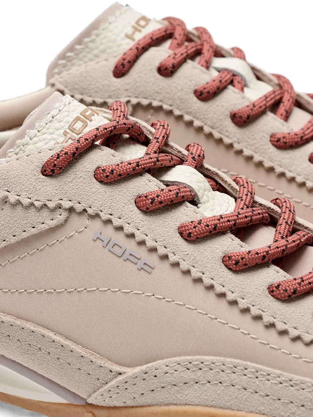 Hoff suede-panelled sneakers Beige