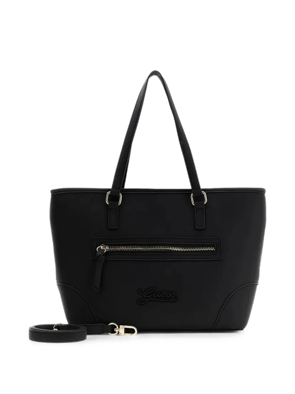 guess kids Shopper met ritszak en logo-plakkaat Zwart