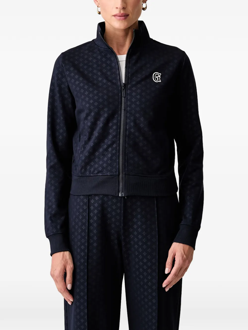 GUESS USA viscose-blend sweatshirt - Blau
