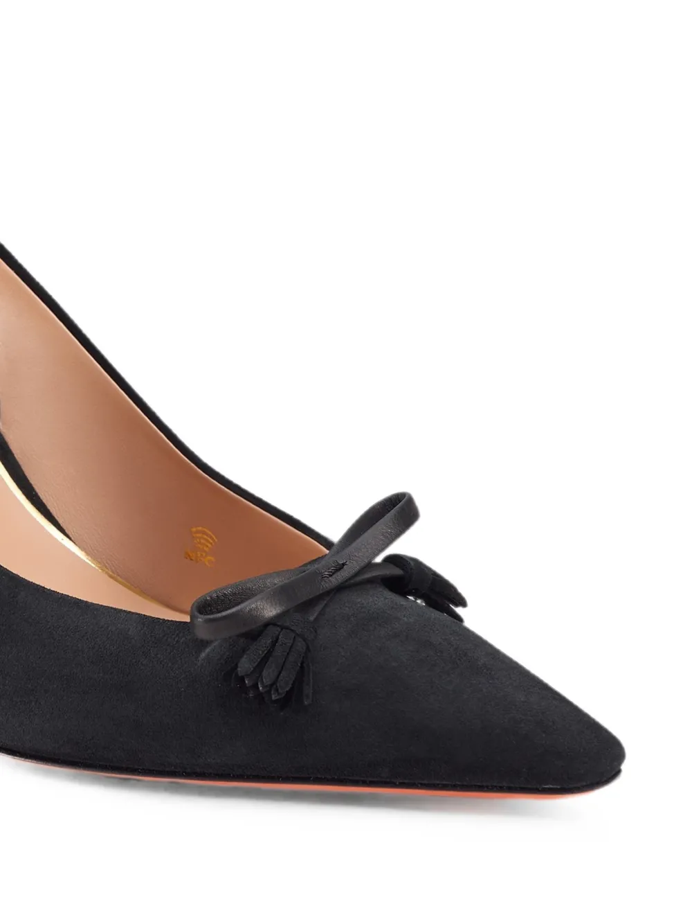 Santoni Adri slingback pumps Zwart