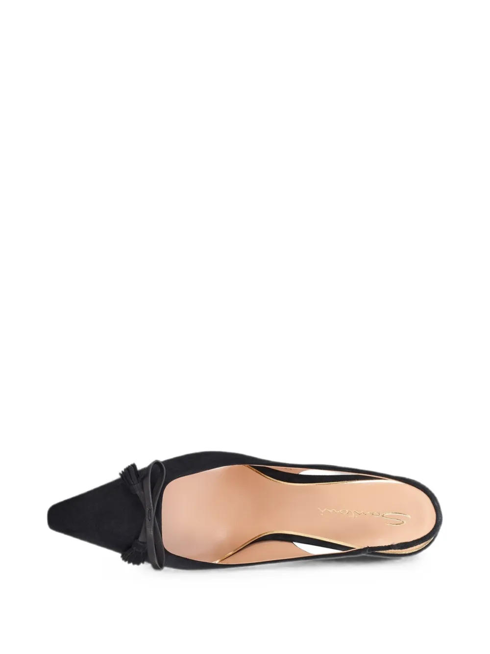 Santoni Adri slingback pumps Zwart