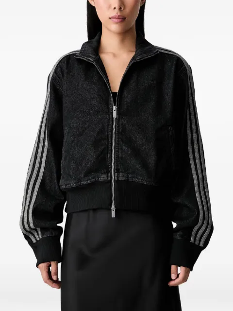 adidas side-stripe denim jacket