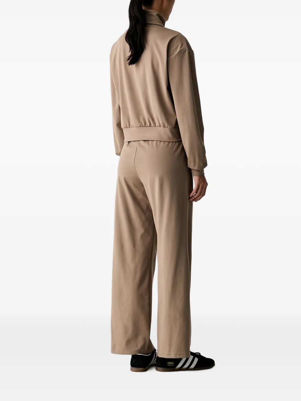 adidas Laziday zip-up tracksuit Beige