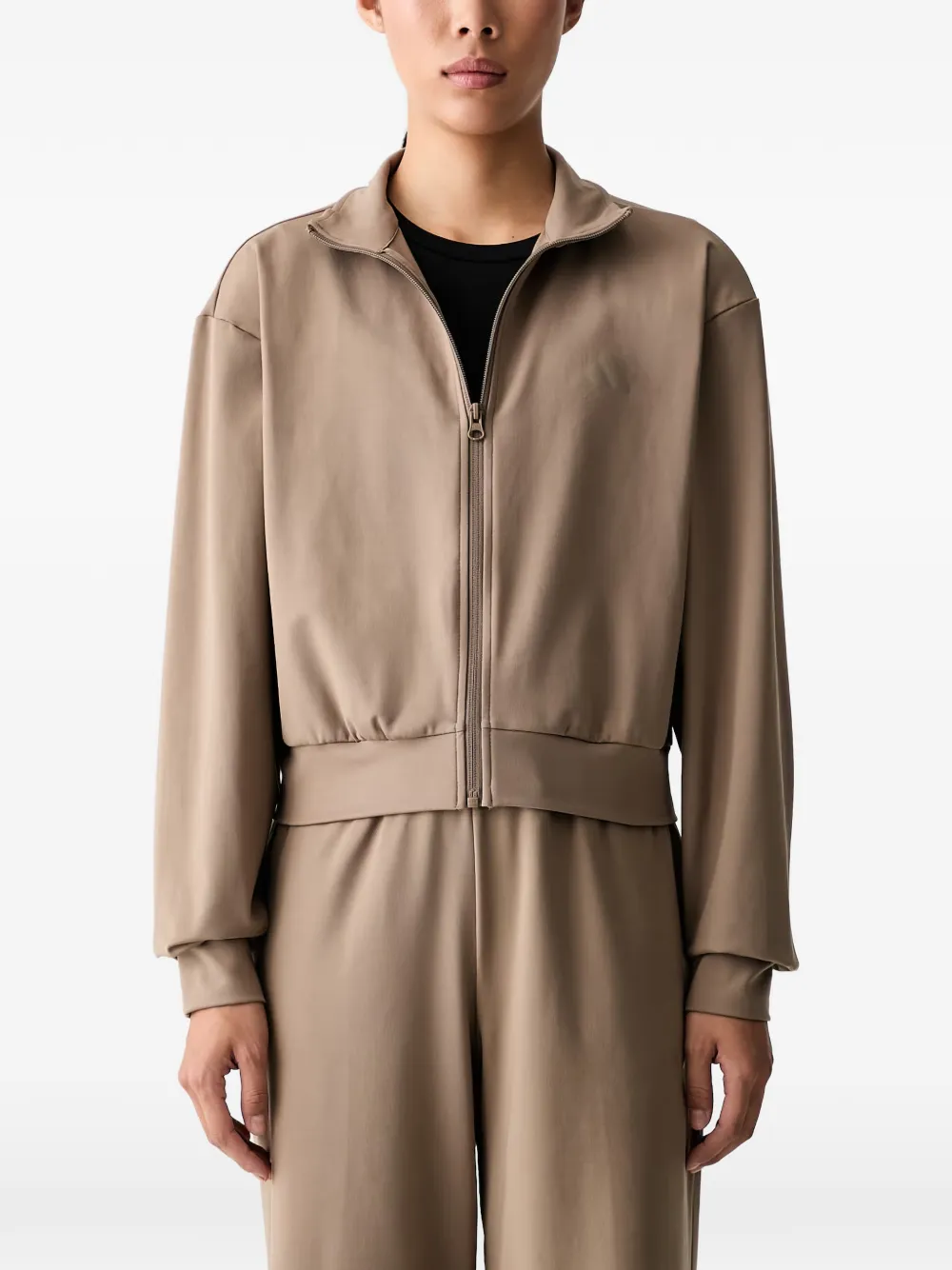 adidas Laziday zip-up tracksuit Beige