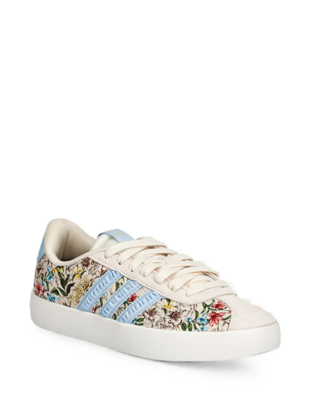 adidas x FARM Rio VL Court 3.0 floral-print sneakers Beige