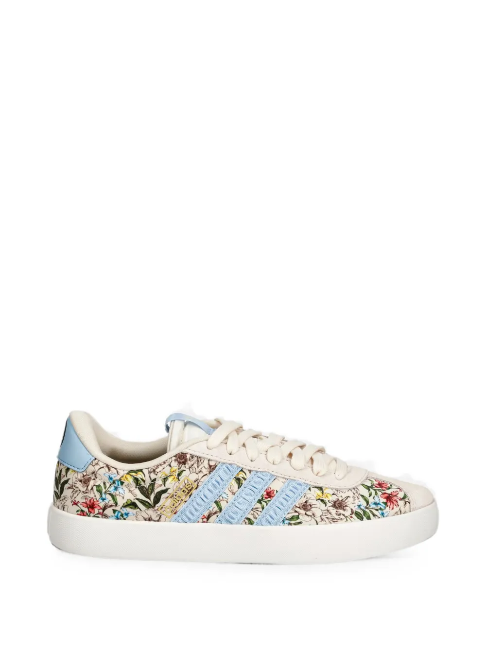 adidas x FARM Rio VL Court 3.0 floral-print sneakers Beige