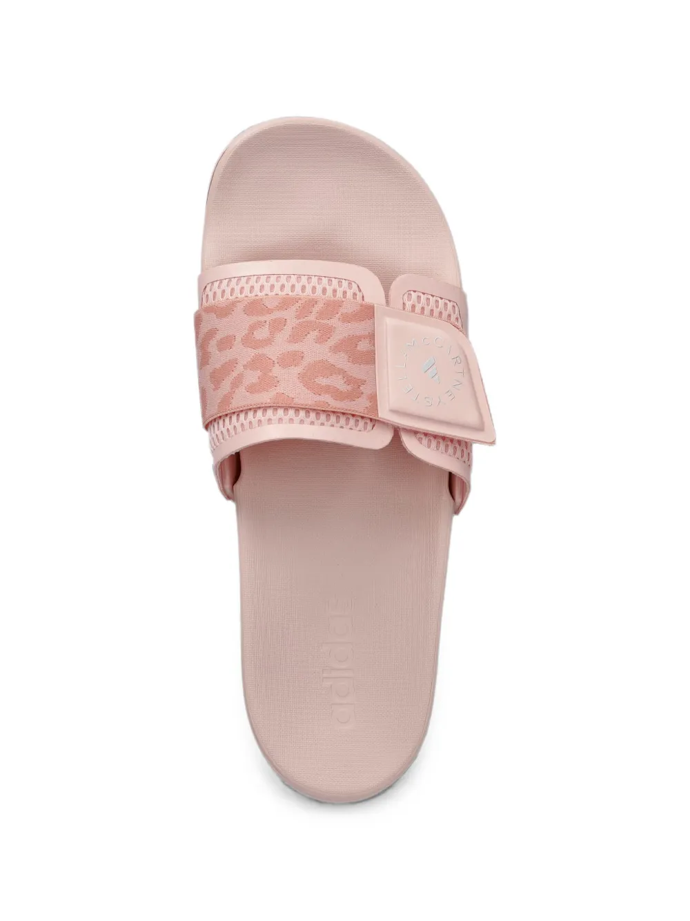 adidas by Stella McCartney leopard-print touch-strap sandals Roze