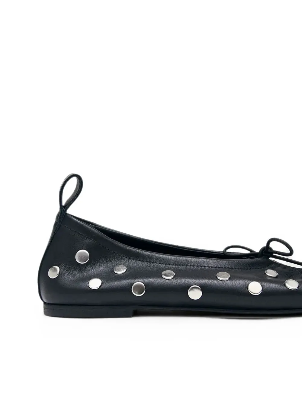 ALOHAS Rosalind stud-embellishment ballet flats Zwart