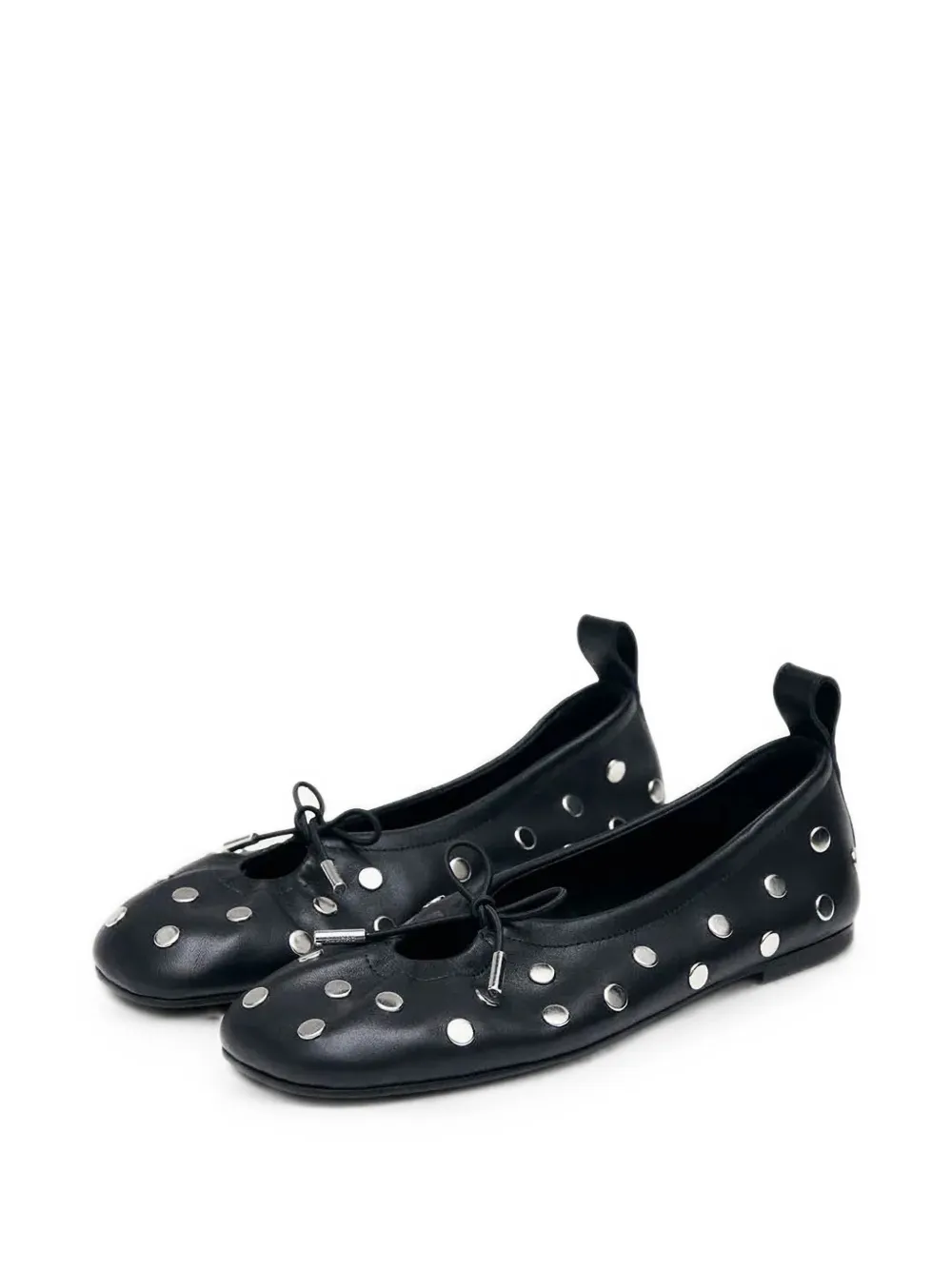 ALOHAS Rosalind stud-embellishment ballet flats Zwart