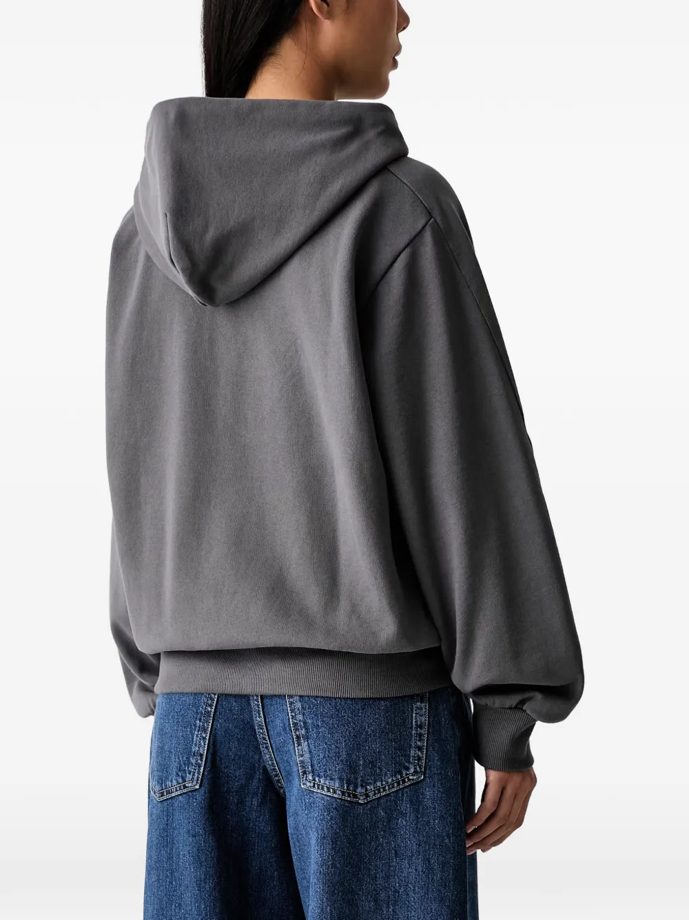 adidas KIT small logo hoodie Grijs