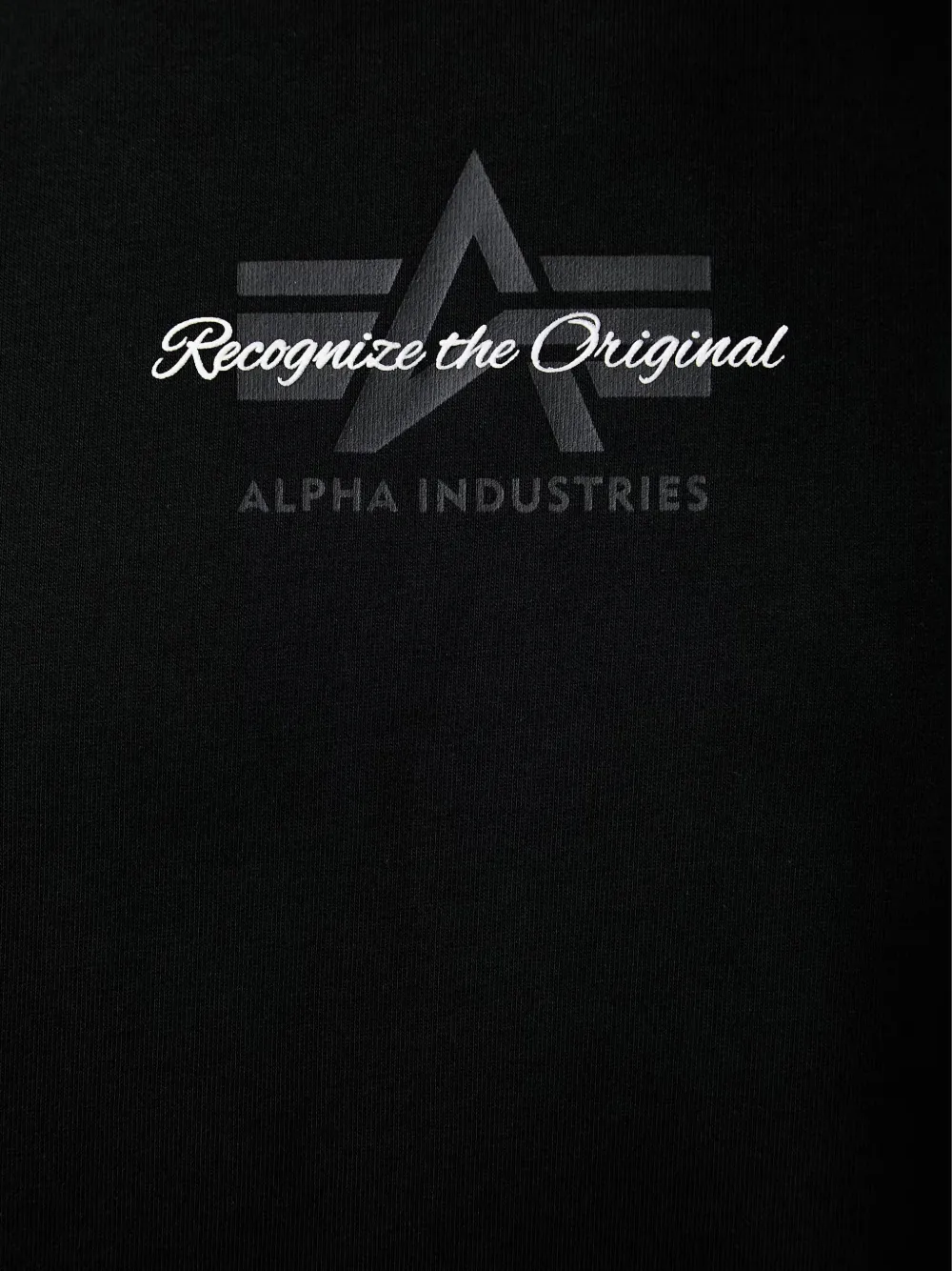 Alpha Industries logo-print sweatshirt Zwart