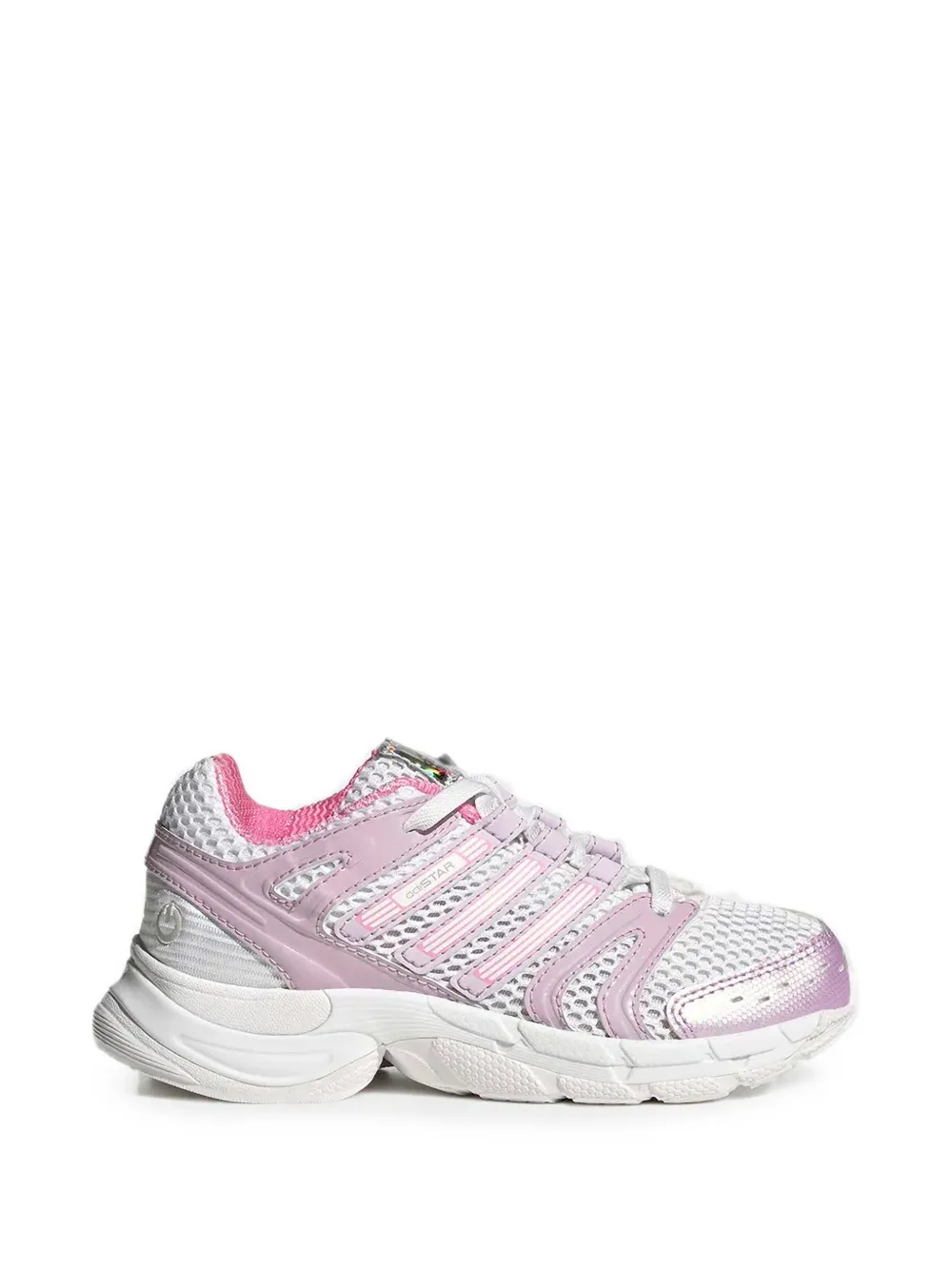 adidas Kids AdiSTAR Control 5 LED panelled sneakers - Bianco
