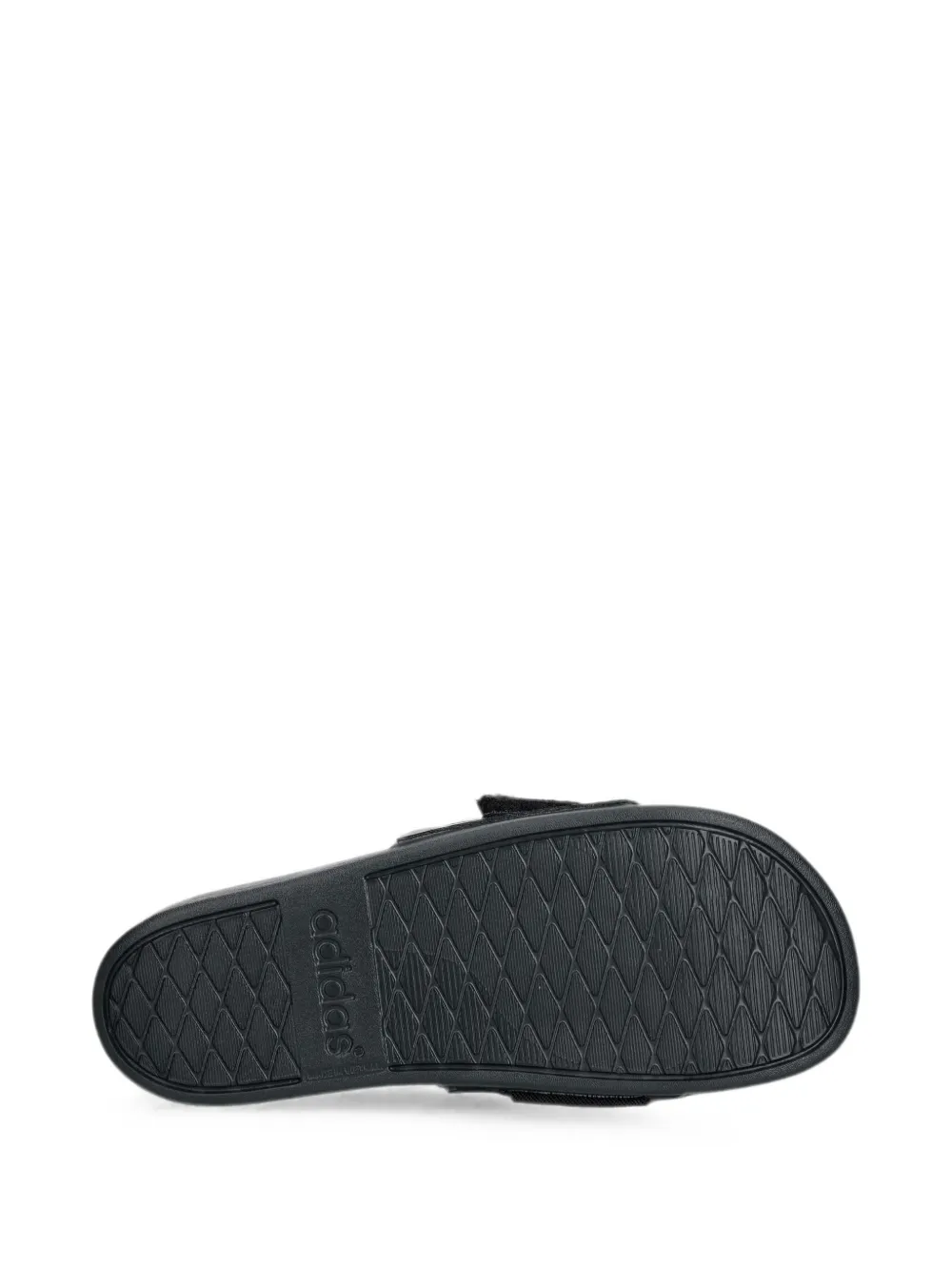 adidas by Stella McCartney leopard-print touch-strap slides Zwart