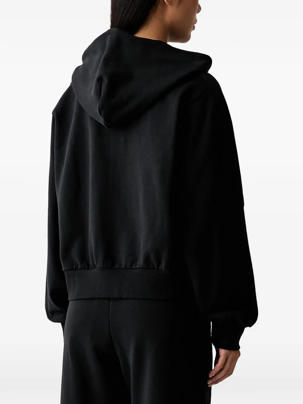 adidas Kit hooded jacket with small logo Zwart
