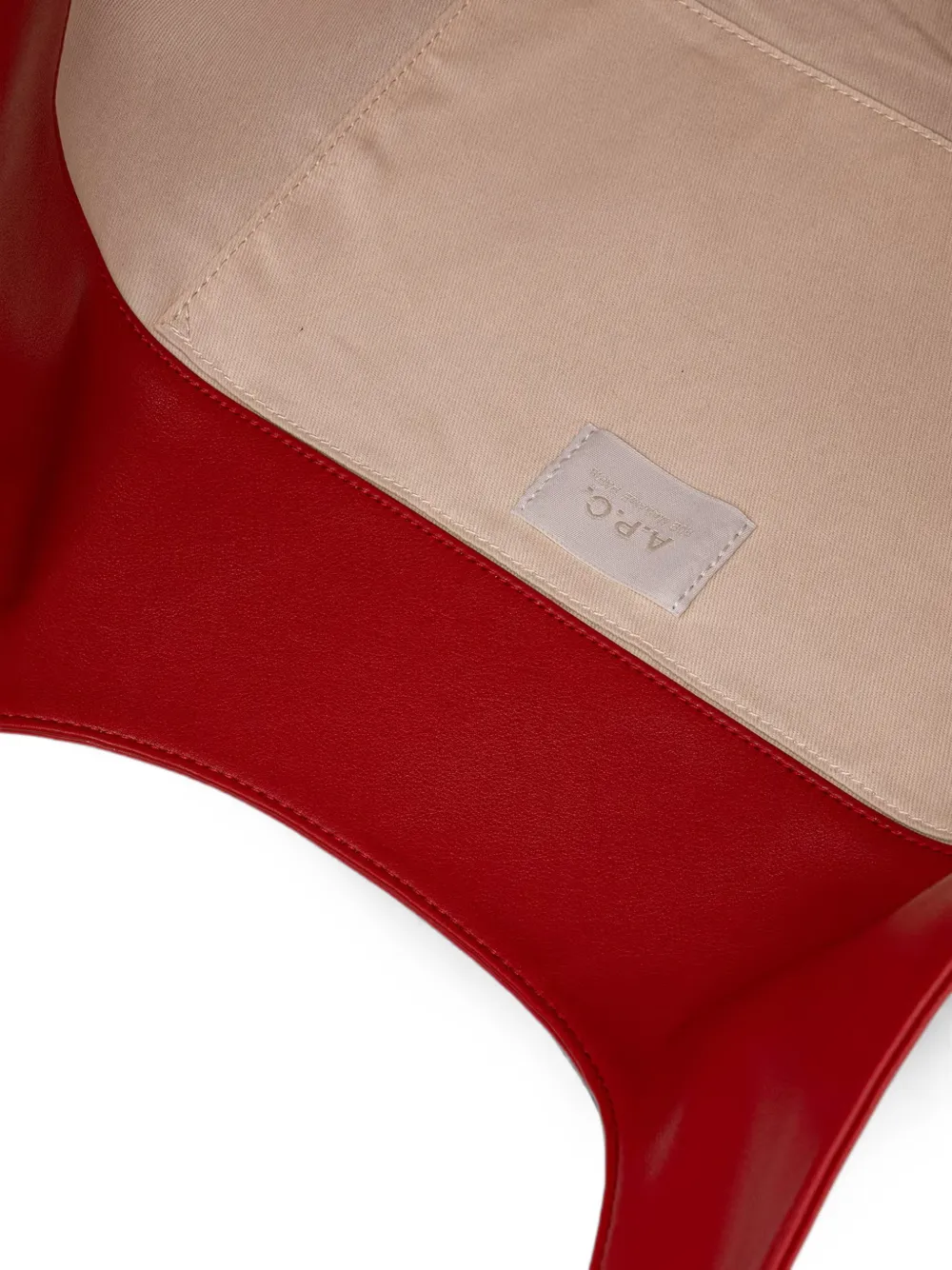 A.P.C. Ninon shopper Rood