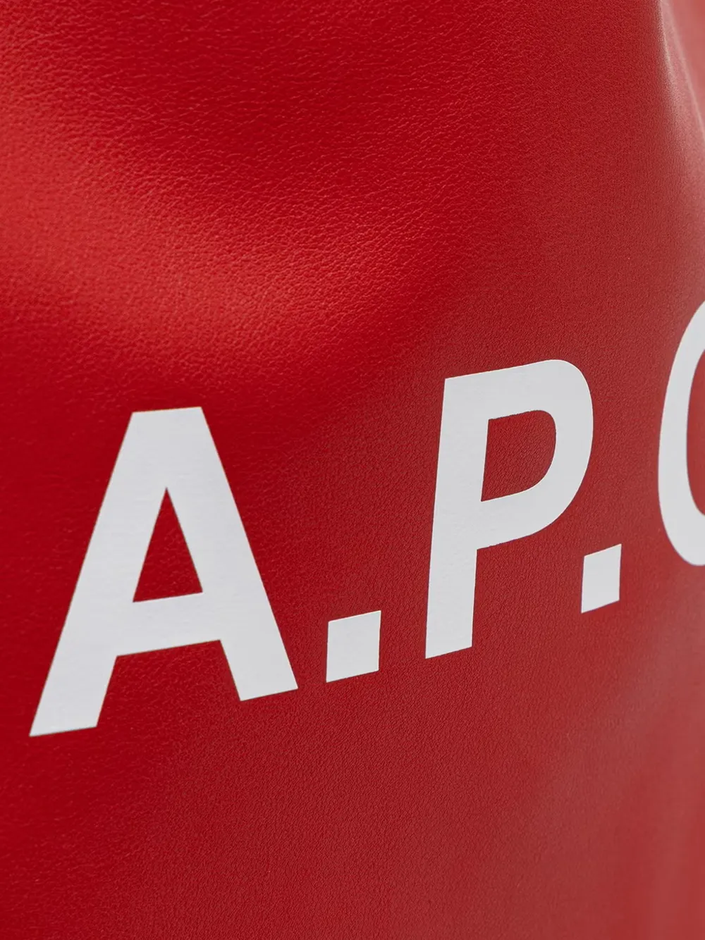 A.P.C. Ninon shopper Rood