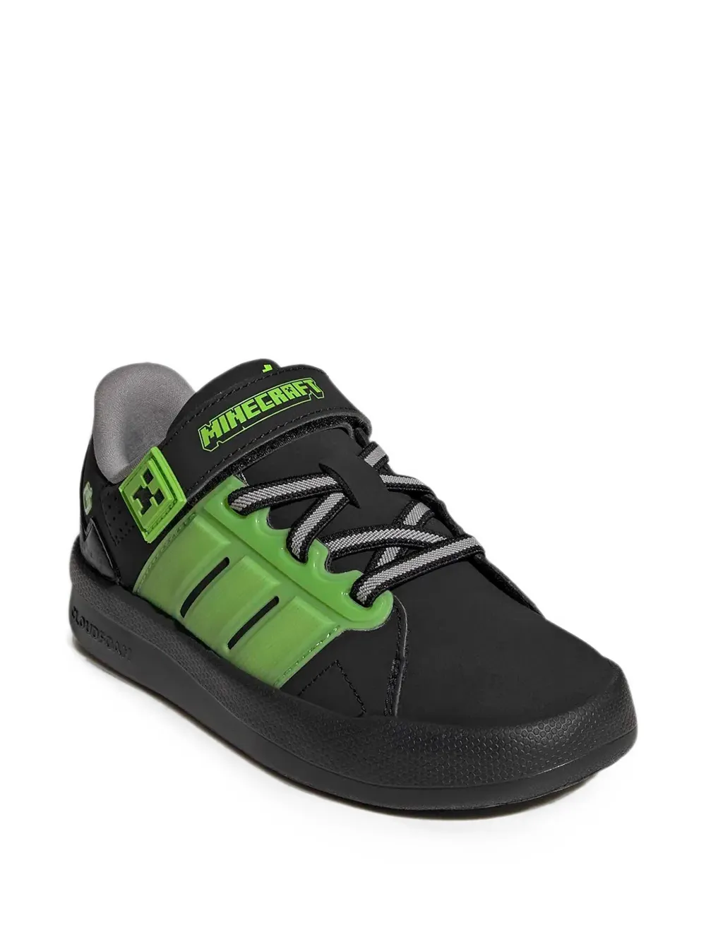 adidas Kids Lightorama Court Minecraft sneakers Zwart