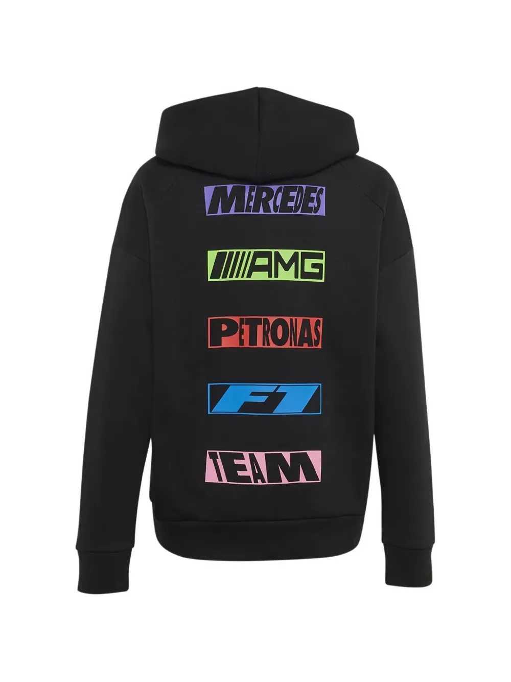 adidas Kids x Mercedes AMG Petronas Formula 1 Team Lights On hoodie met logo-print Zwart