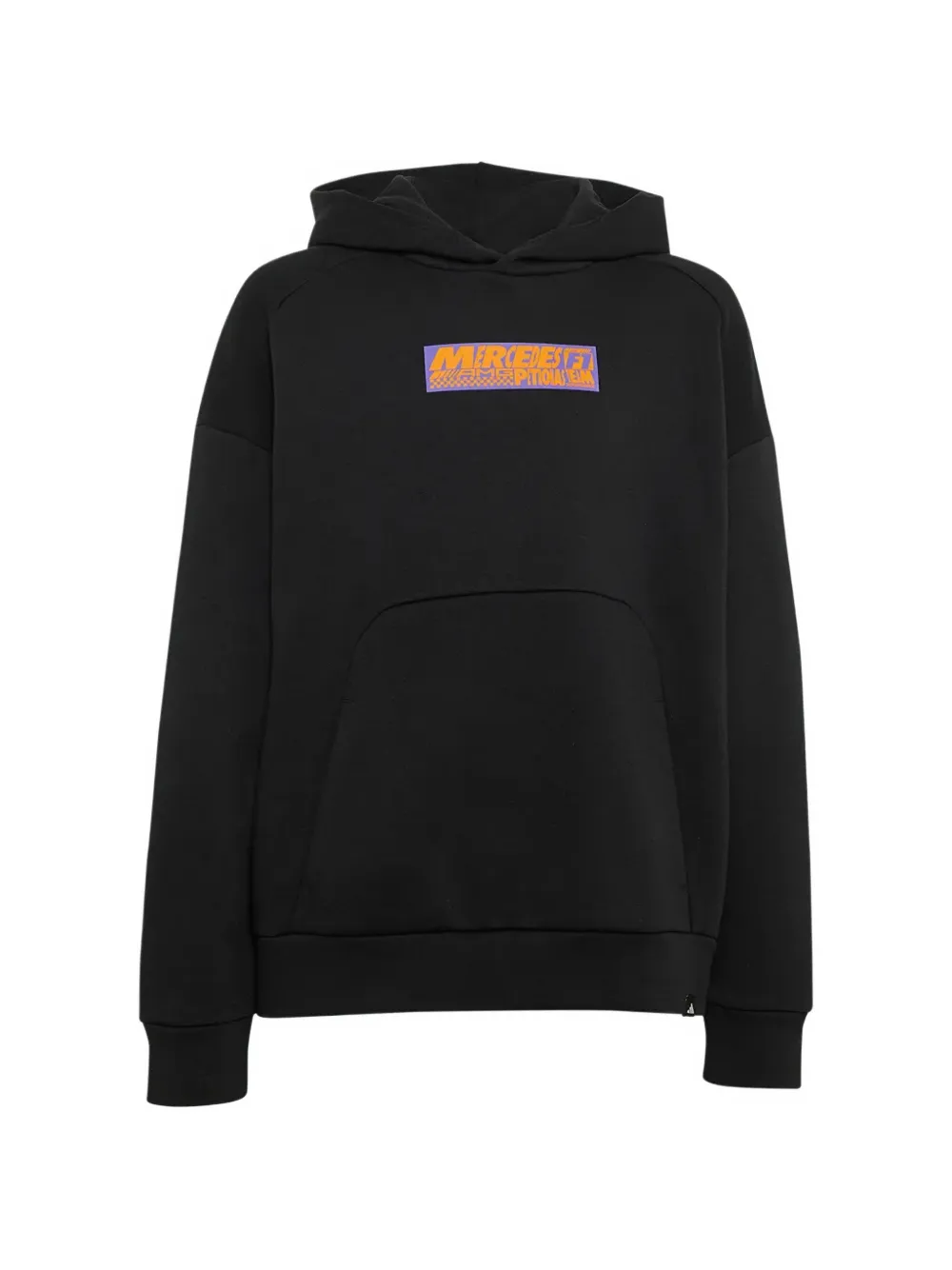 adidas Kids x Mercedes AMG Petronas Formula 1 Team Lights On logo-print hoodie - Nero