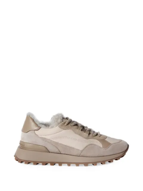 Brunello Cucinelli shearling-lined monili sneakers