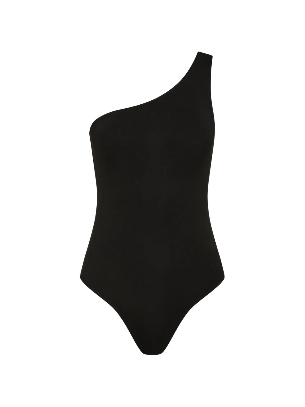 BONDI BORN Phoebe one-shoulder swimsuit - Nero