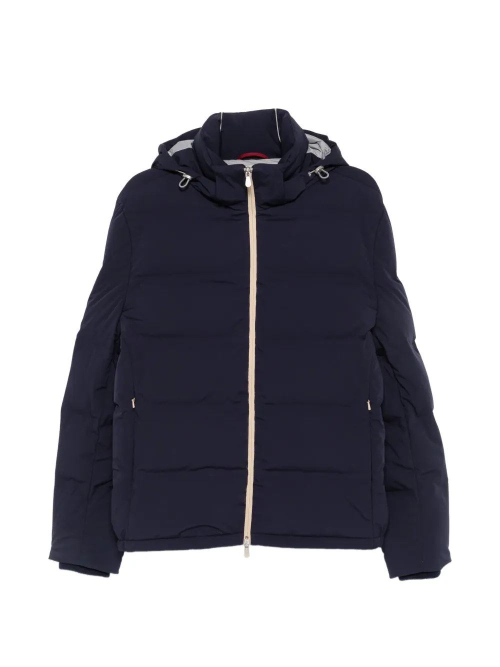 Brunello Cucinelli hooded puffer jacket - Blue