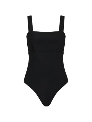 Prada ラインストーン ワンピース水着 | ブラック | FARFETCH JP