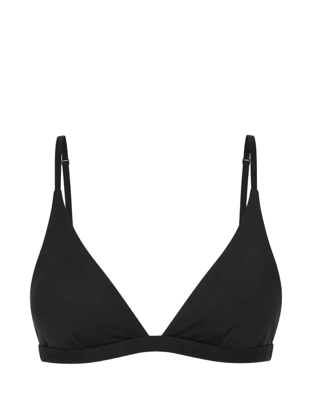 BONDI BORN Lana triangle bikini top - Nero