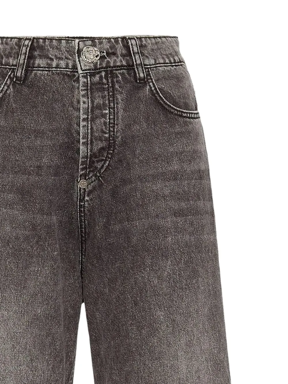 Philipp Plein Jeans met wijde pijpen Grijs
