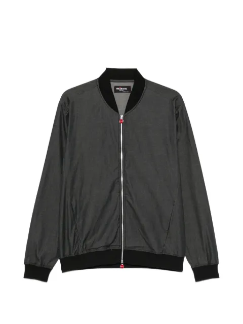 Kiton zip-fastening bomber jacket