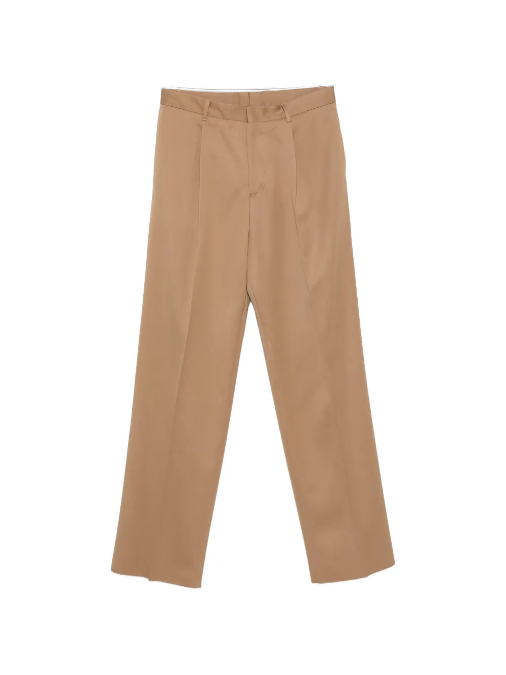 Lardini Pleated Straight-leg Trousers In Neutrals