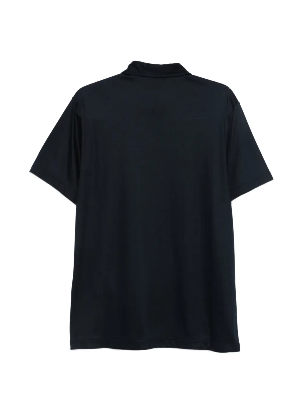 Giorgio Armani Poloshirt met geborduurd logo Blauw