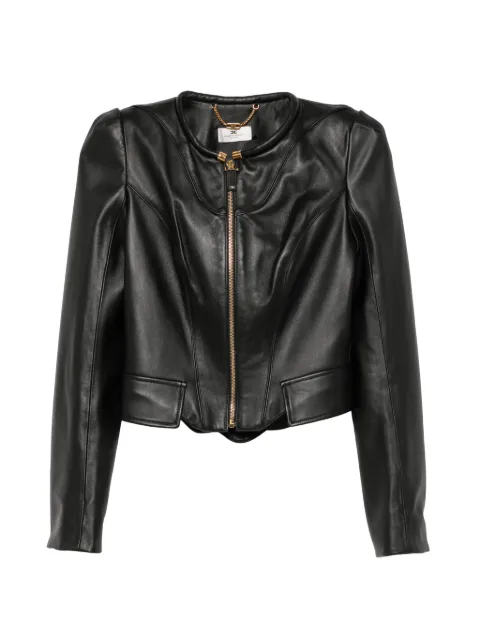 Elisabetta Franchi chamarra con dobladillo peplum