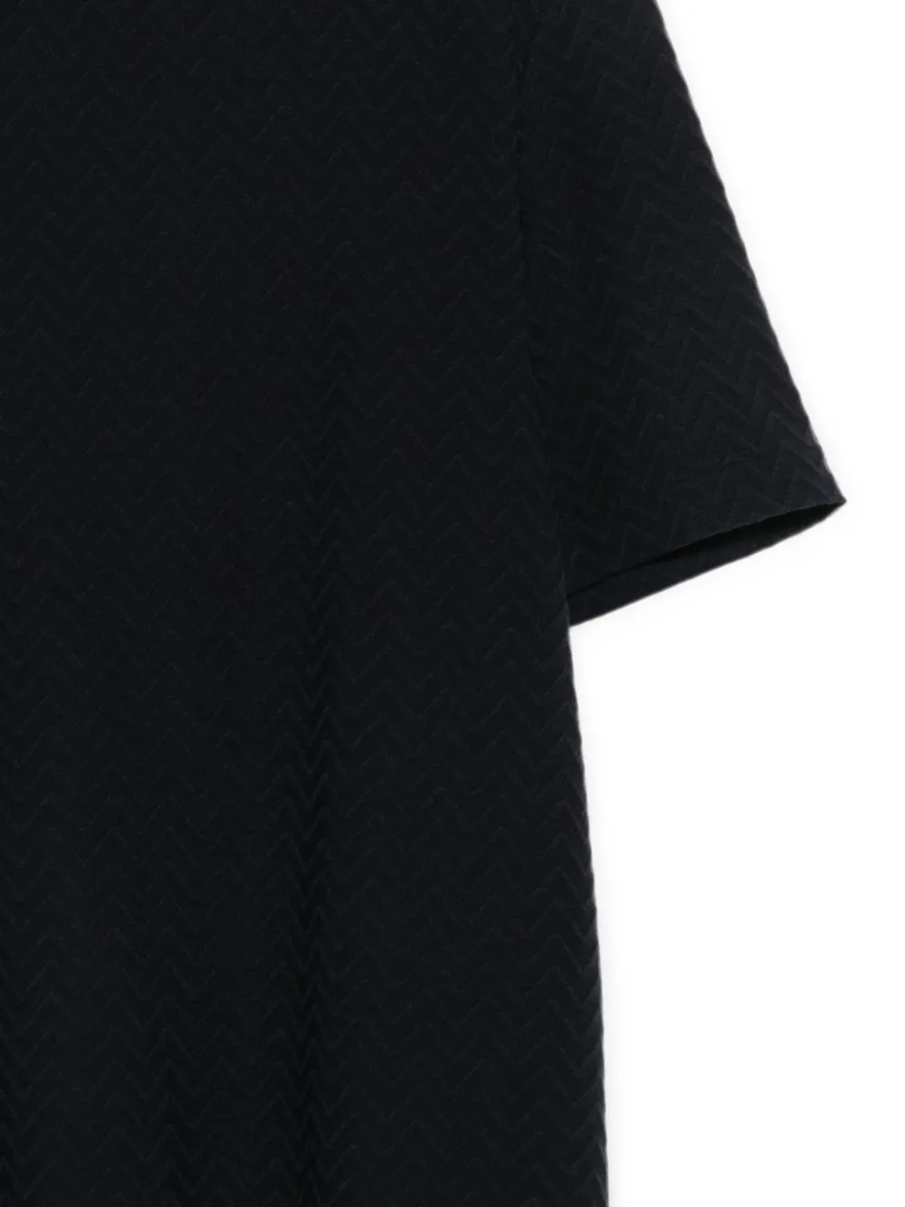 Giorgio Armani T-shirt met chevron-streep Blauw