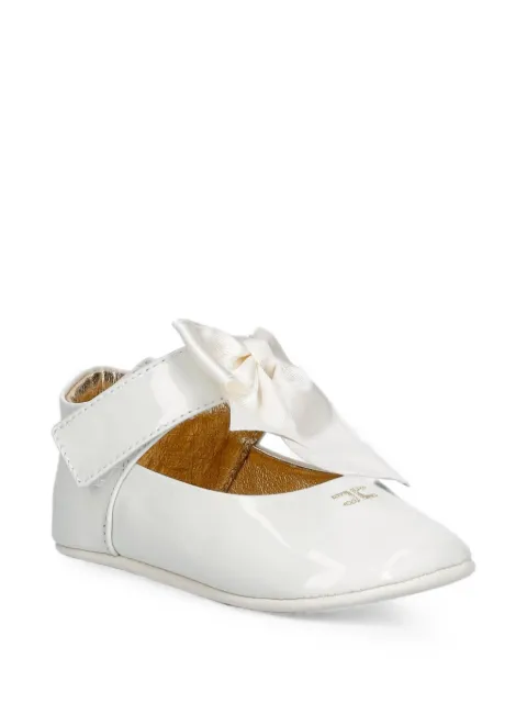 Elisabetta Franchi La Mia Bambina flats con detalle de moño