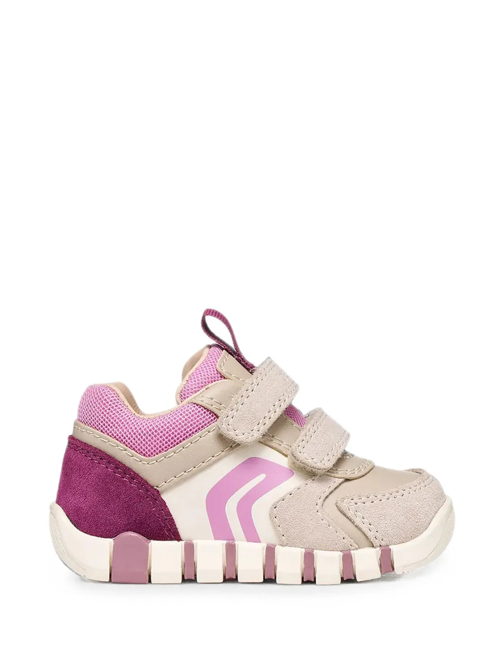 Geox Kids Yippee touch-strap sneakers Beige