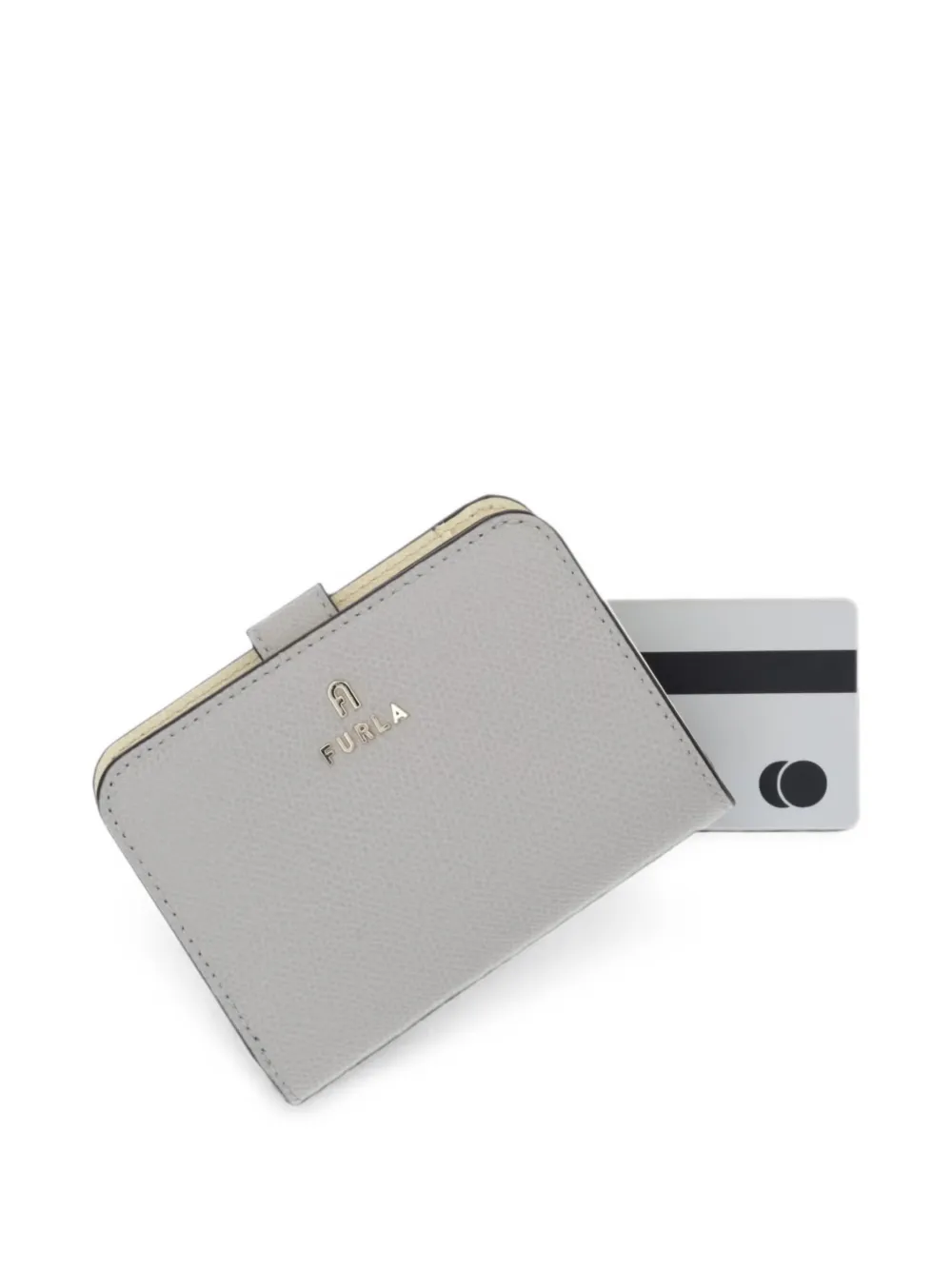 Furla Leren portemonnee Grijs
