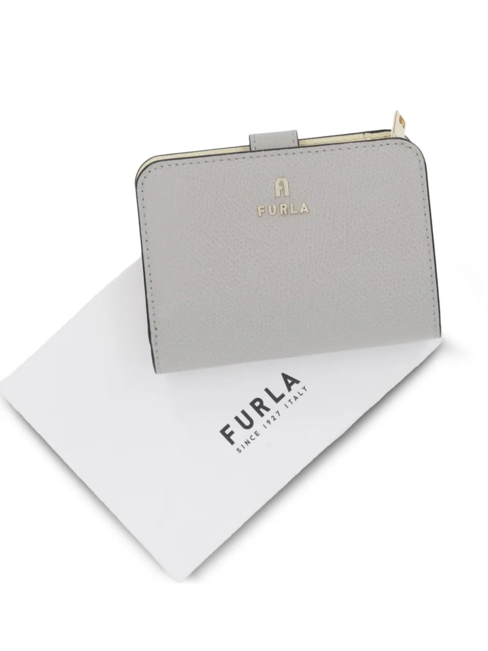 Furla Leren portemonnee Grijs