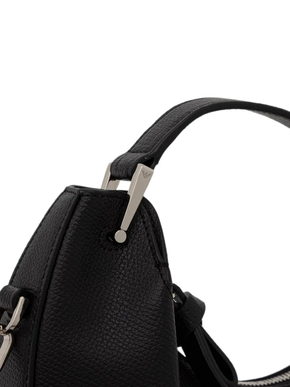 Emporio Armani 1981 leren mini-tas Zwart