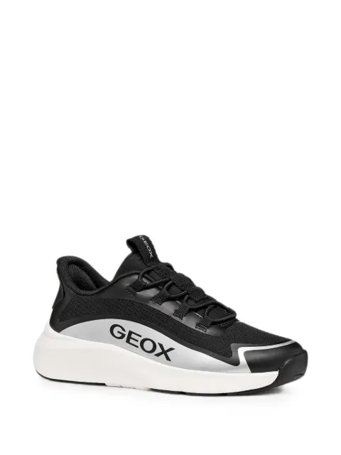 Geox Kids Pro-Ran logo-print panelled sneakers
