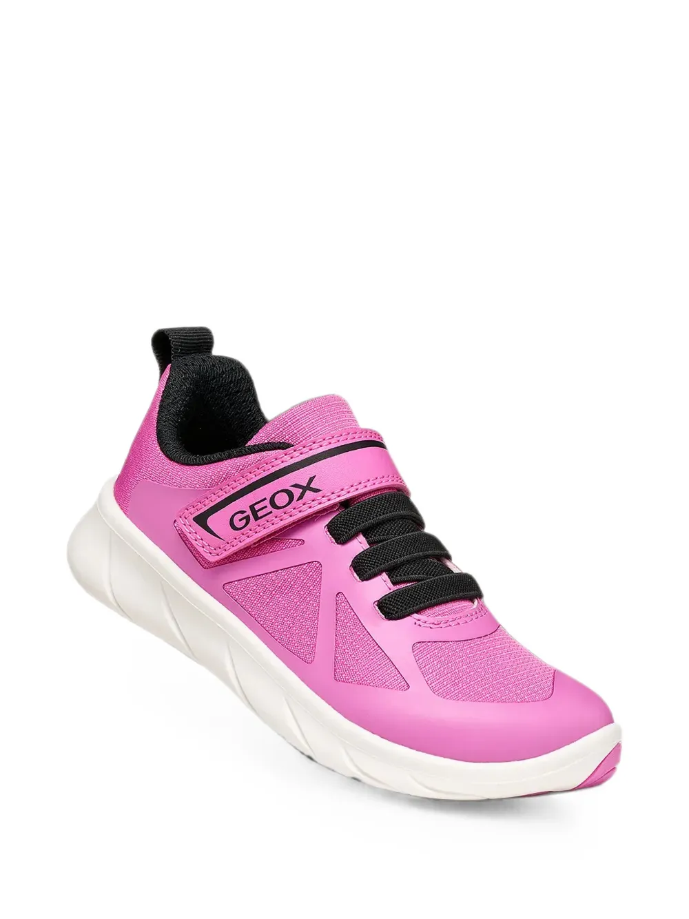Geox Kids Foot-Run touch-strap mesh sneakers Roze