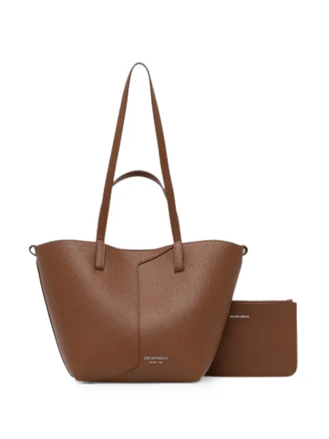 Emporio Armani tote con logo estampado