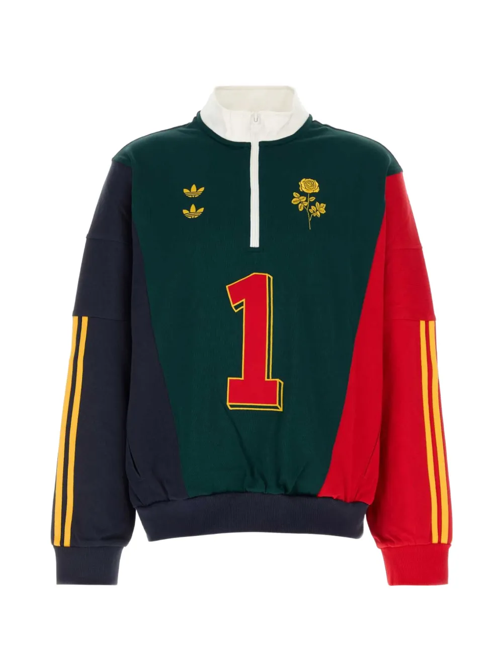 adidas Watsonville colour-block sweatshirt Groen